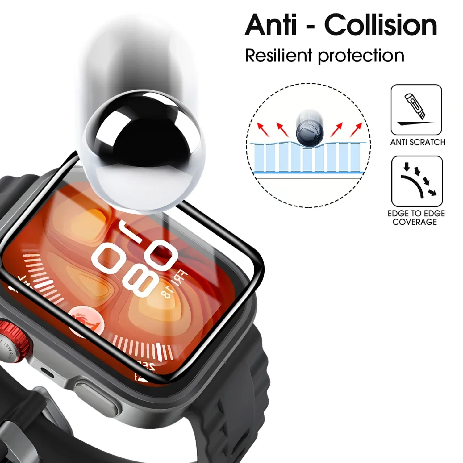 9D منحني فيلم لهواوي ساعة fit3 fit4 SmartWatch حام...