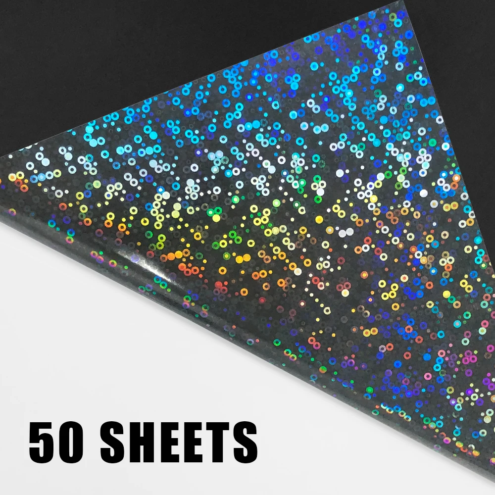  Cold Lamination Film, Self Adhesive Holographic Laminate Sheets  50 BOPP Sheets Easy to Operate A4 Size Cuttable for Photo Bonding Oil  Painting (Lattice Film) : Office Products