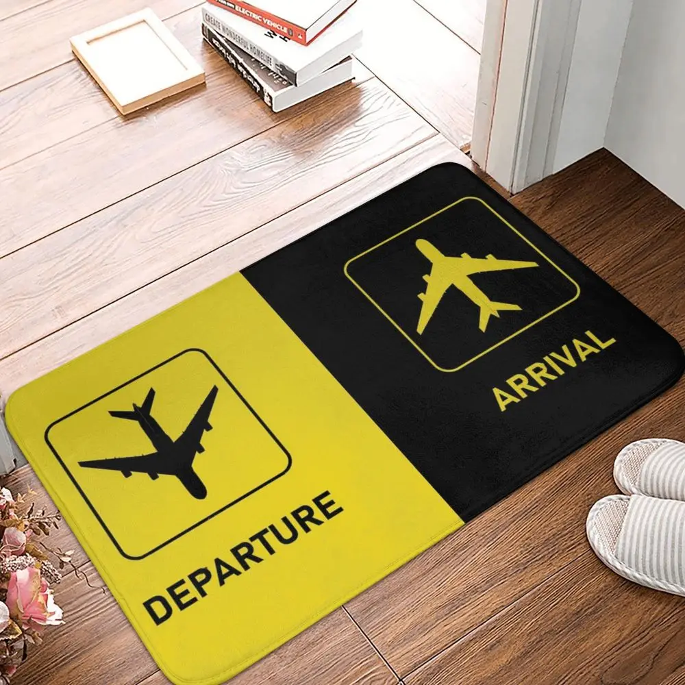 Description Picture 2 of itemAviation Arrival Departure & More Anti-slip Doormat Floor Mat Washable Carpet Rug for Entrance Home Bathroom Footpad Mats