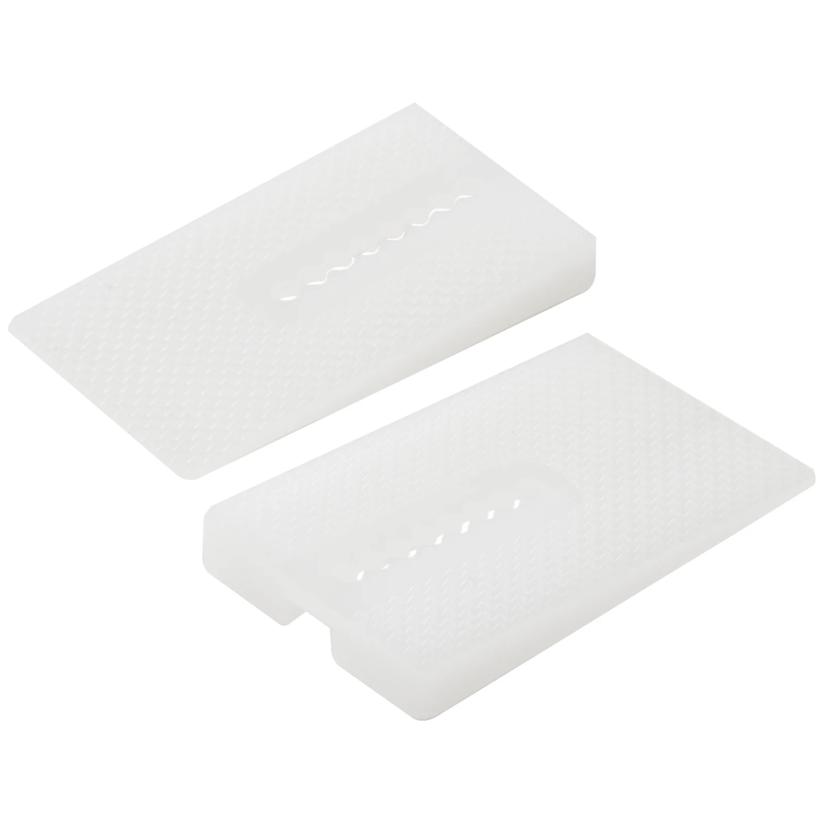 Multi-Purpose 8pcs Toilet Shims Leveling Shims Wedge Gasket High-quality 49*29*6.5mm Stackable Transparent White