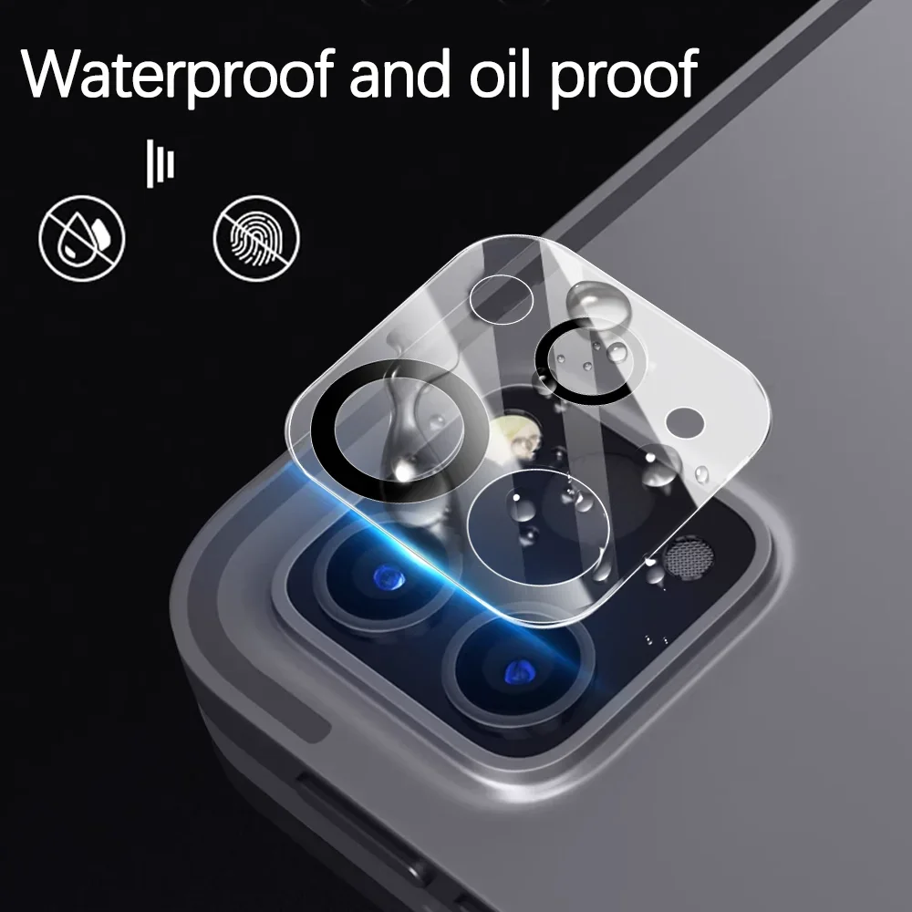 Premium Tempered Glass Camera Lens Film - HD Protective Cover