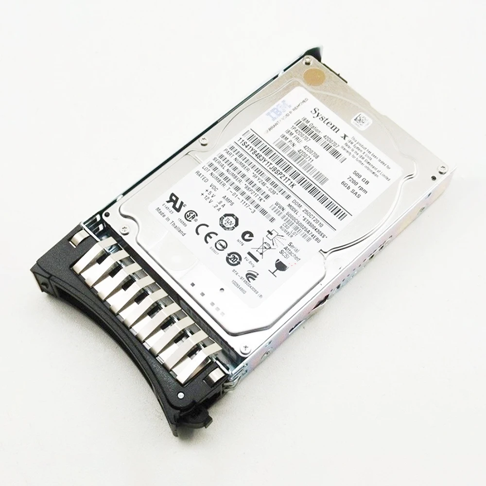 IBM ϵ ũ X3850X5 X3950X5 42D0708 42D0707 500G 7.2K SAS 2.5 ġ ϵ ̺ HDD