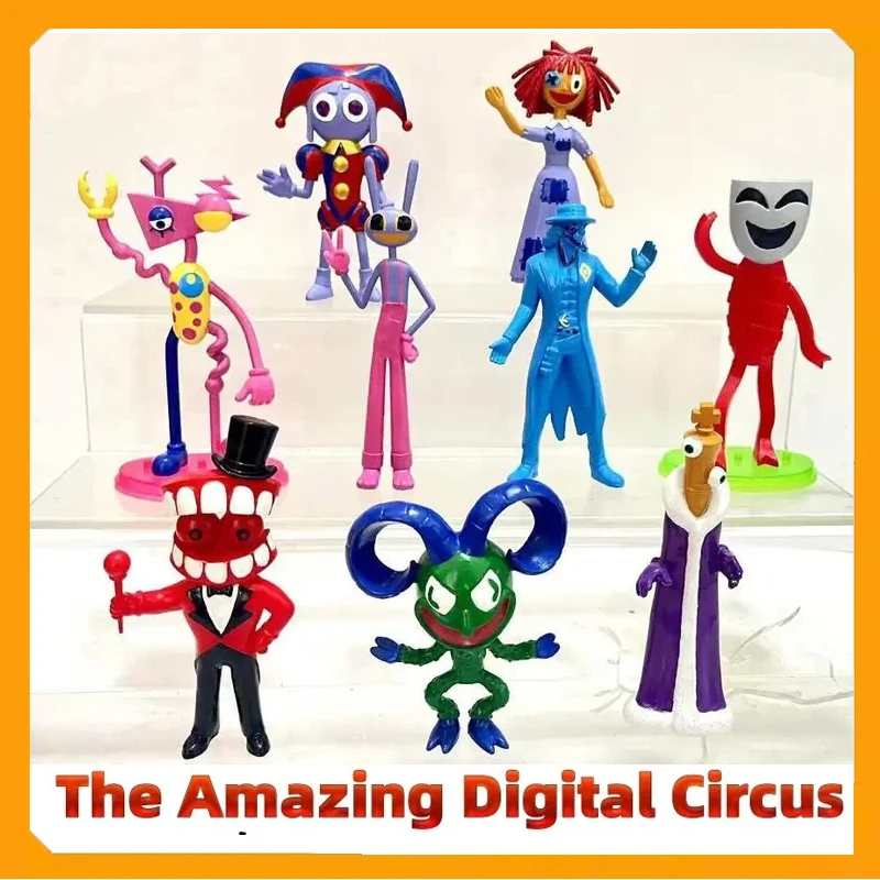 

10/12pcs The Amazing Digital Circus Figure The Amazing Digital Circus Action Figures Decorations Doll Toys Collectible