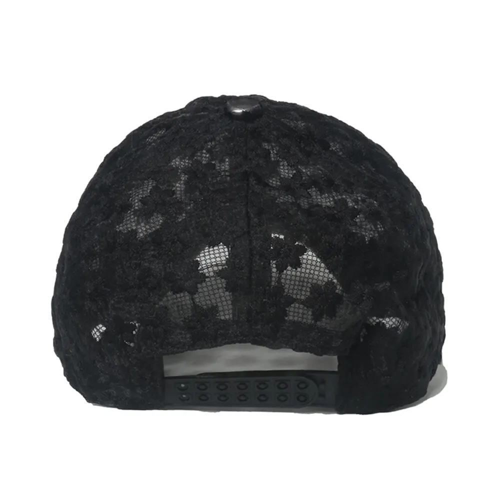 Baseball Cap 1PC Women Korean Version Summer Thin Lace Flower Mesh Breathable Sun Hat