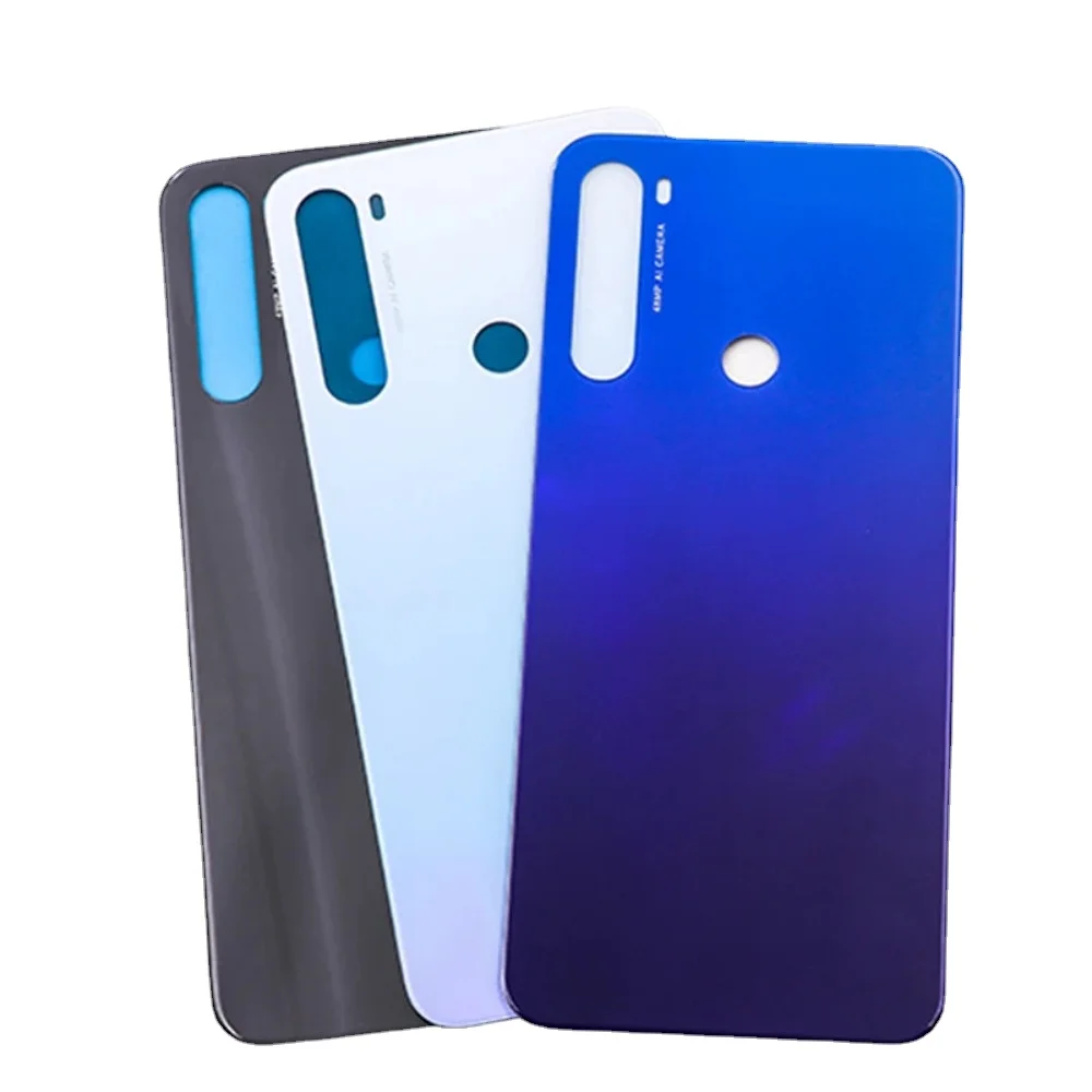 Glass Phone Back Cover for Xiaomi Redmi Note 8T Battery Cover With Adhesive Replacement