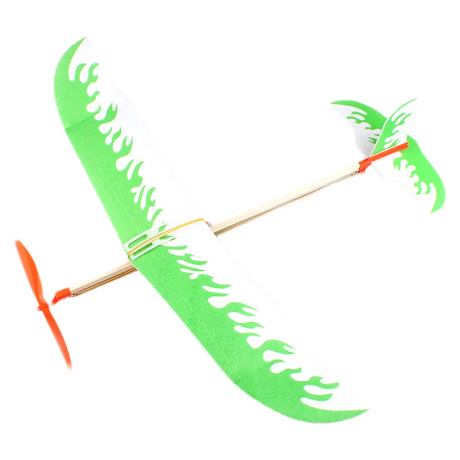 Rubber Band Airplanes Powered Glider Aircraft Kit Flying Games Play Kids Students Adults Outdoor Sports Activity Toy