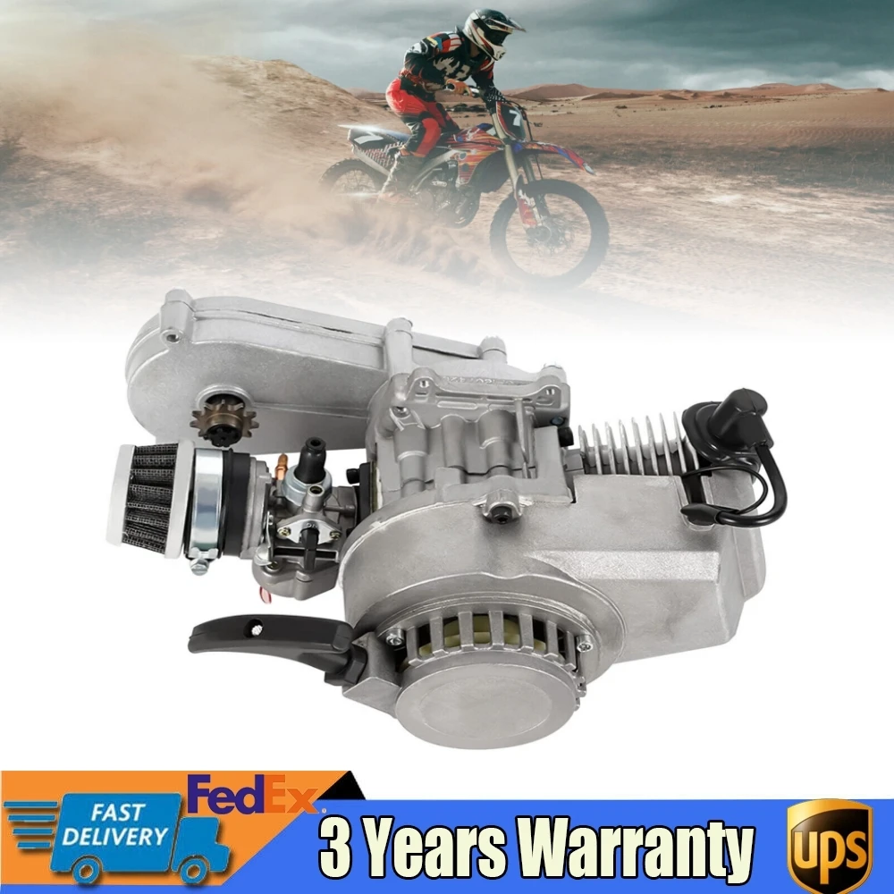 Equipped With Carburetor, Air Filter, Pocket Mini D343 Gearbox, Bicycle, RL, Scooter, Front Panel, 2-stroke, 49cc Ribbed Starter scx 10 front gearbox climbing car gearbox factory 90022 90027 90046 center of gravity front