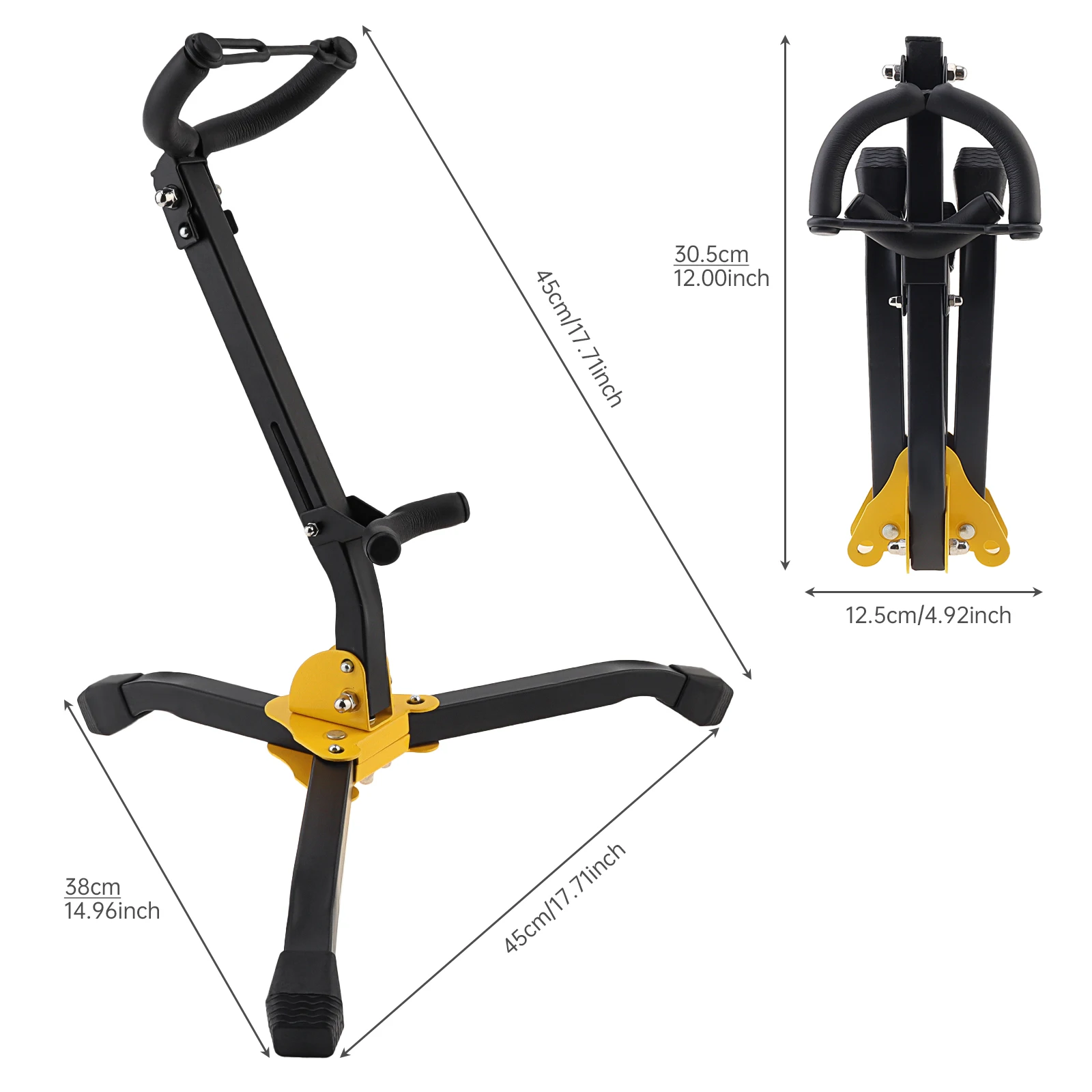 Supporto Per Sassofono Hercules DS630BB | Con Sistema Auto Grip | Regolabile E Pieghevole - Foto 7