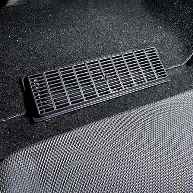 2pcs Under Seat Ventilation Car Air Vent Cover Grille Mesh Air Conditioner  Outlet Protection Guards Grid for Tesla Model Y - AliExpress