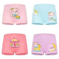 1/4/8/12 pièces enfants filles culottes ensembles coton joli mignon dessin animé licorne imprimer enfant sous-vêtements pour fille enfant Boxer respirant 5