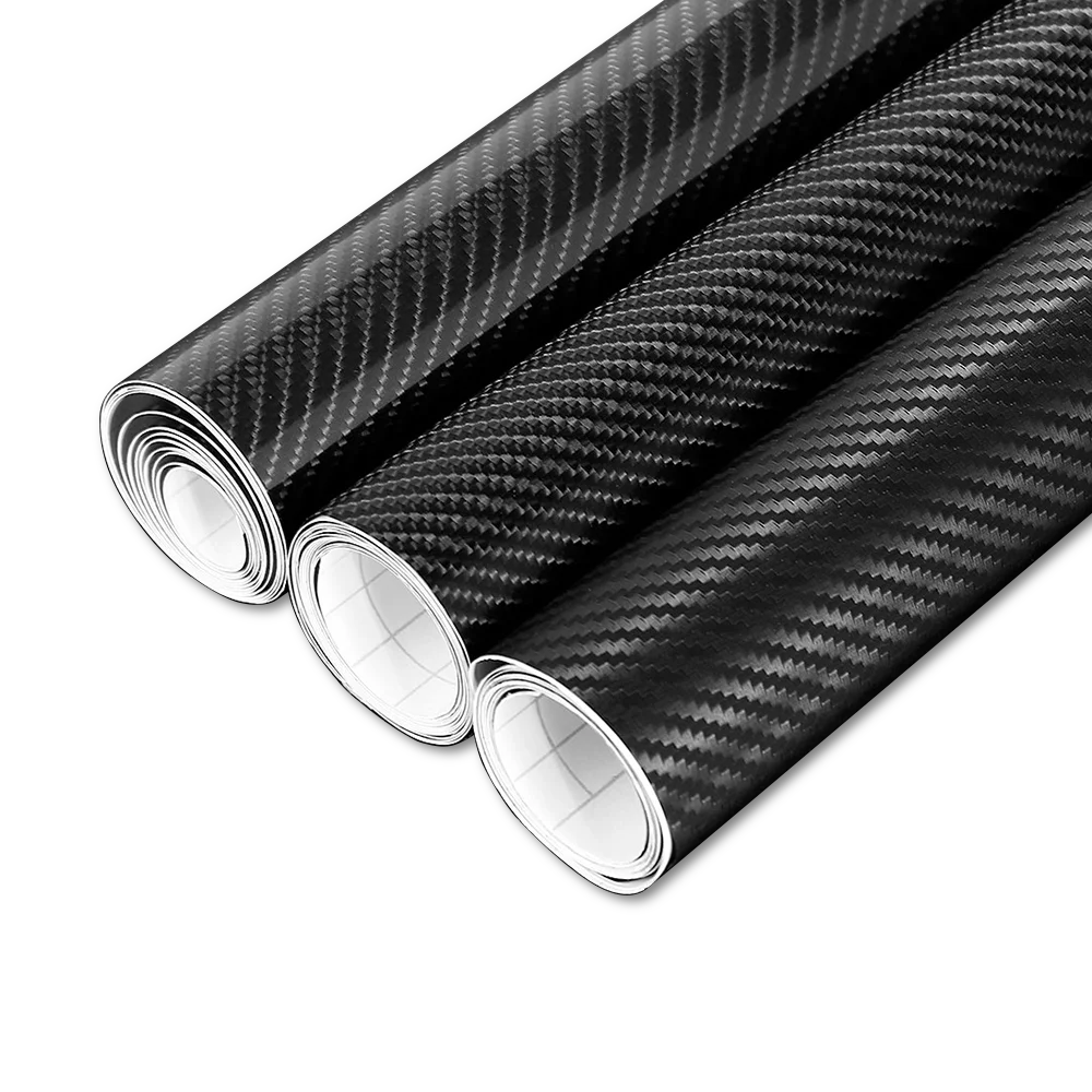 152x30cm 3D 4D 5D Car Wrap Roll PVC Stickers Carbon Fiber Protective Vinyl Film for Auto Body Decoration Interior Accessories