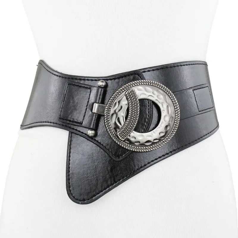 

Hot Fashion Women Wide Waist Elastic Stretch Belt women's girdlestrap belts for women cinturon mujer cummerbund strap