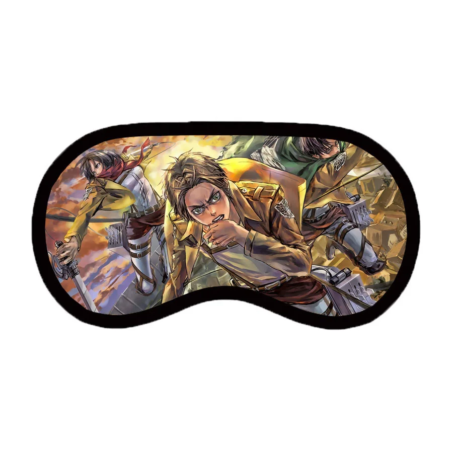 

Cartoon anime Attack on Titan Patch Unisex Sleep Blindfold Casual Eyes Mask Eyepatch Teenager Cute eyes mask