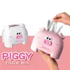 Tissue Box Removable Cover Animal Shape Large Capacity Storage Creative Cow Pig Car Tissue Box Holder Household Supplies 4