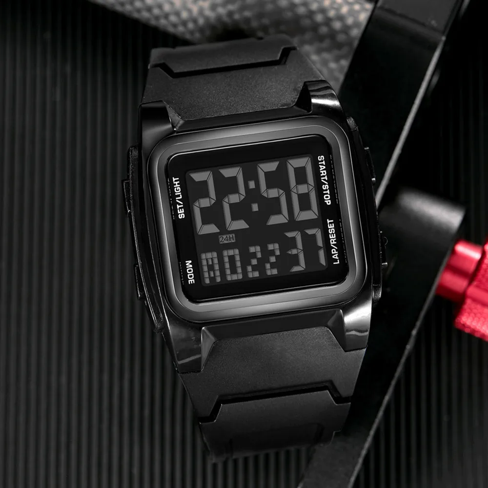 Men's Digital Watches Waterproof Men Sports Watch Luminous Multifunction Clock Outdoor Running Student Kids Fitness Wristwatch 2