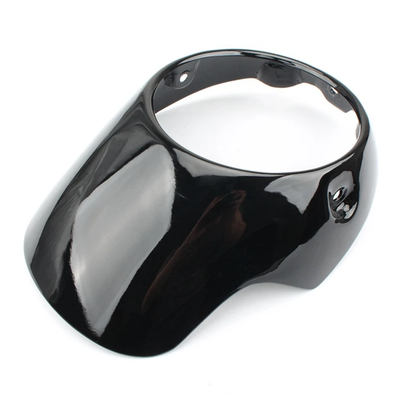 

Motorcycle Headlight Fairing Mask Cowl for BONNEVILLE T100 T120 SE Thruxton 900 Scrambler 2001-2019 Gloss Black