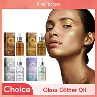 Shiny Body Glitter Liquid Shimmer Makeup High Gloss Lasting Brightening Halloween Party Highlighter Powder For Body Hair Clothes 1