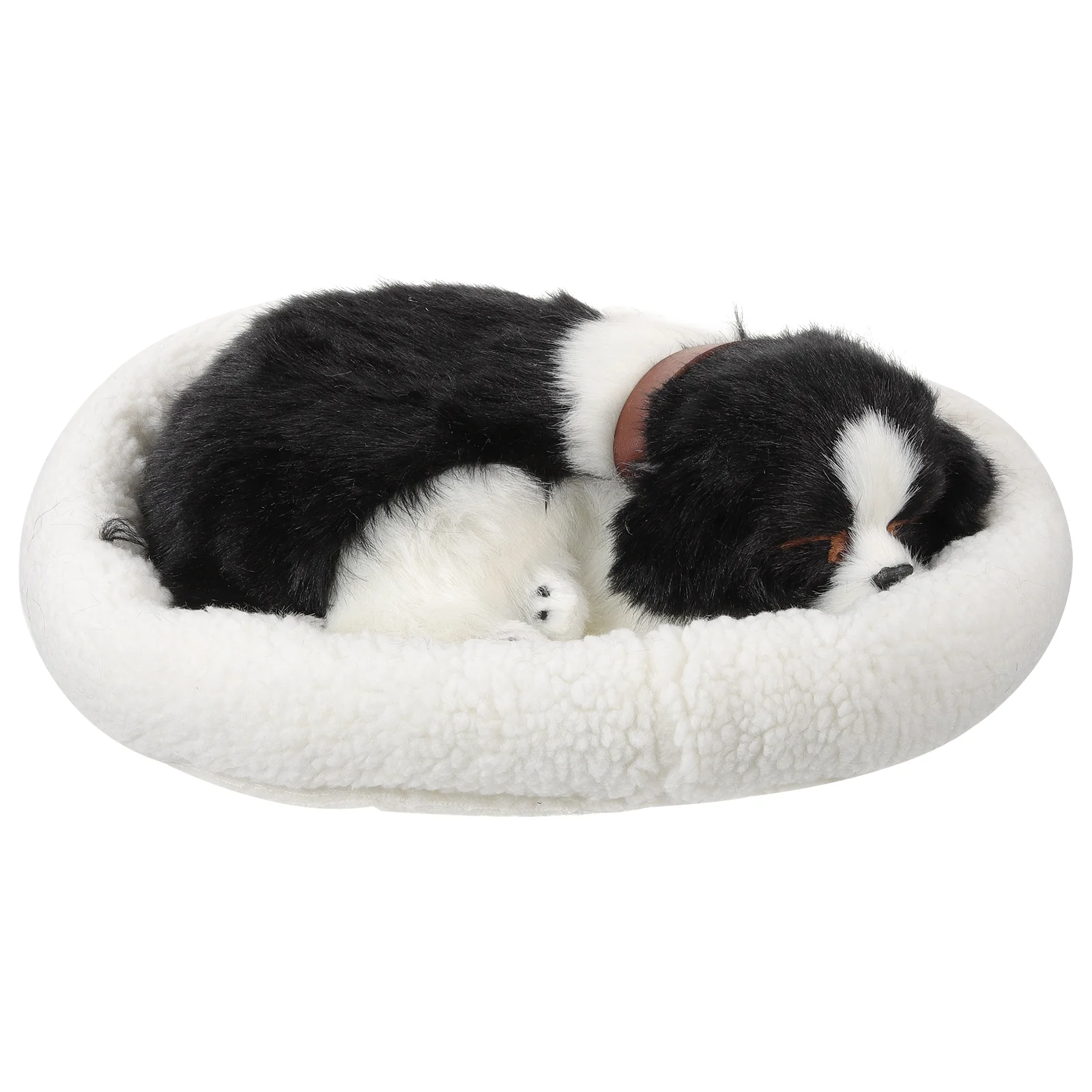 

Simulation Animal Model Plush Sleeping Dog Animals Breathing Lifelike Dogs Stuffed