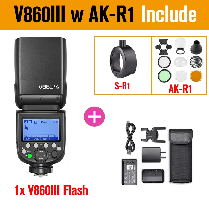 Flash Godox V860iii Nikon | Flash Canon V860 Camera | Flash Camera