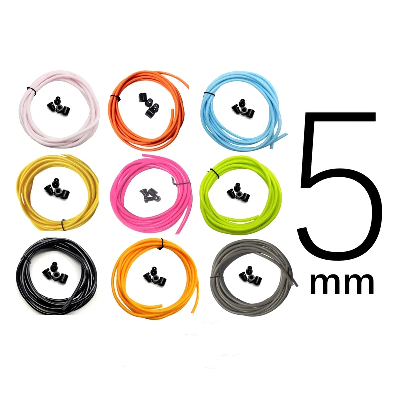 3.5 meters PVC 5mm Jump Skip Rope Spare Parts Backup Accessories with Clamps or Stopper DIY Replacement Repair Cord