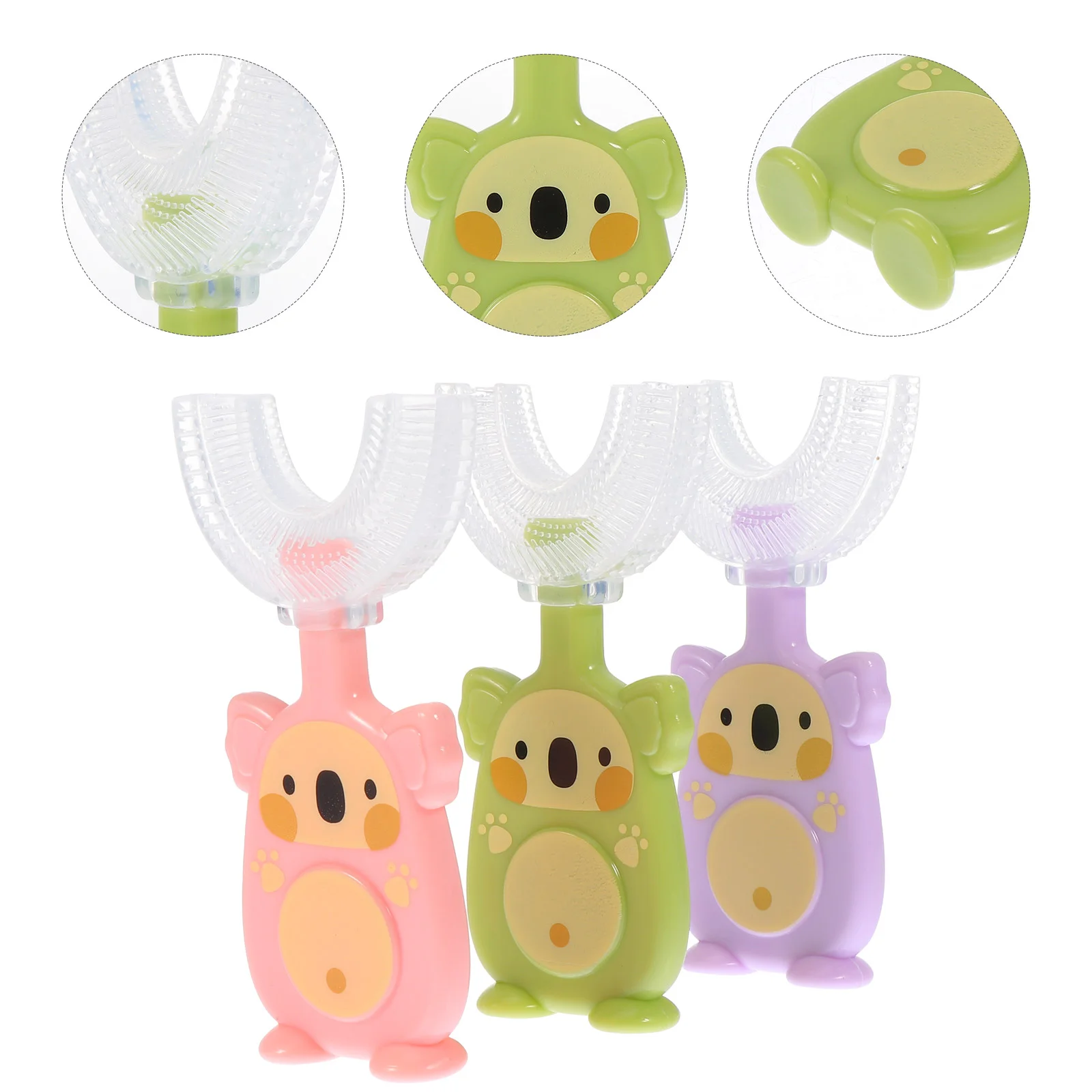 

Dental Care Toothbrush Manual U-shaped Toothbrushes Children’s Silicone