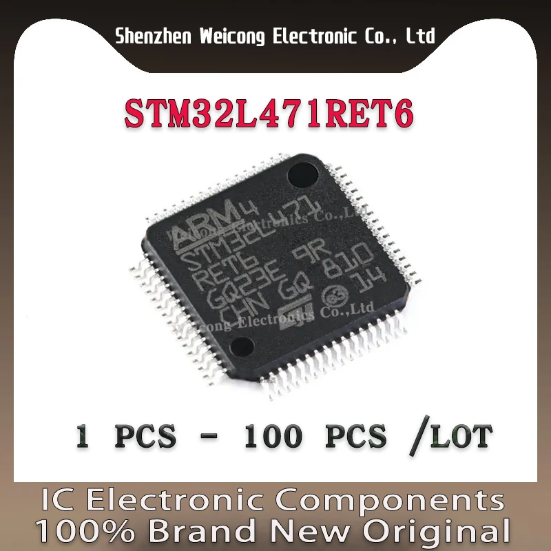 

New Original STM32L471 STM32L471RET6 STM32L471RET STM32L471RE STM32L471R STM32L STM32 STM IC MCU Chip LQFP-64