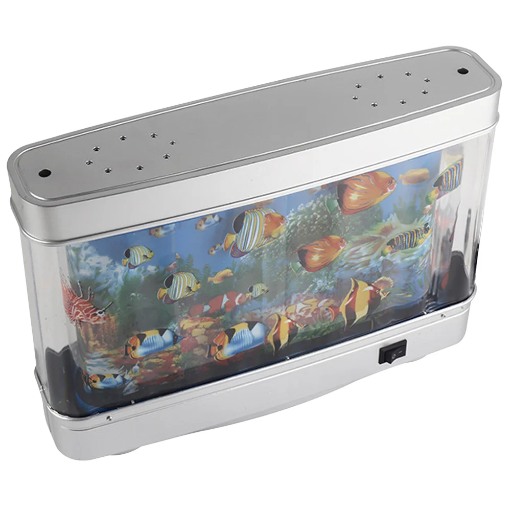 

Simulated Fish Aquarium Lamp Artificial Tank Lights Original for Bedroom Night Plastic Fake Bowl