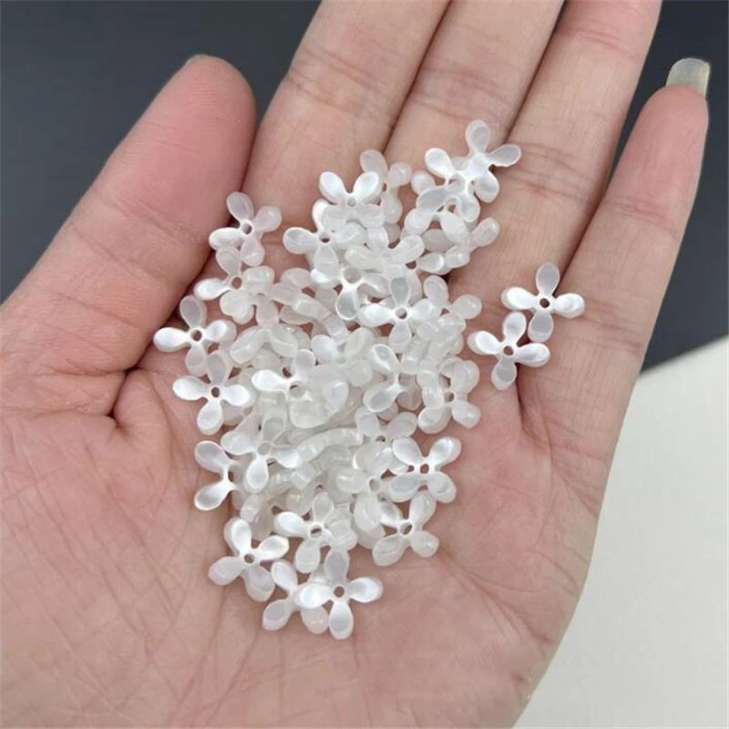 새로운 크리 에이 티브 아크릴 꽃 비즈 스페이서 10MM 수지 아세트산 토러스 커넥터 Diy 헤어 쥬얼리 액세서리 재료 만들기