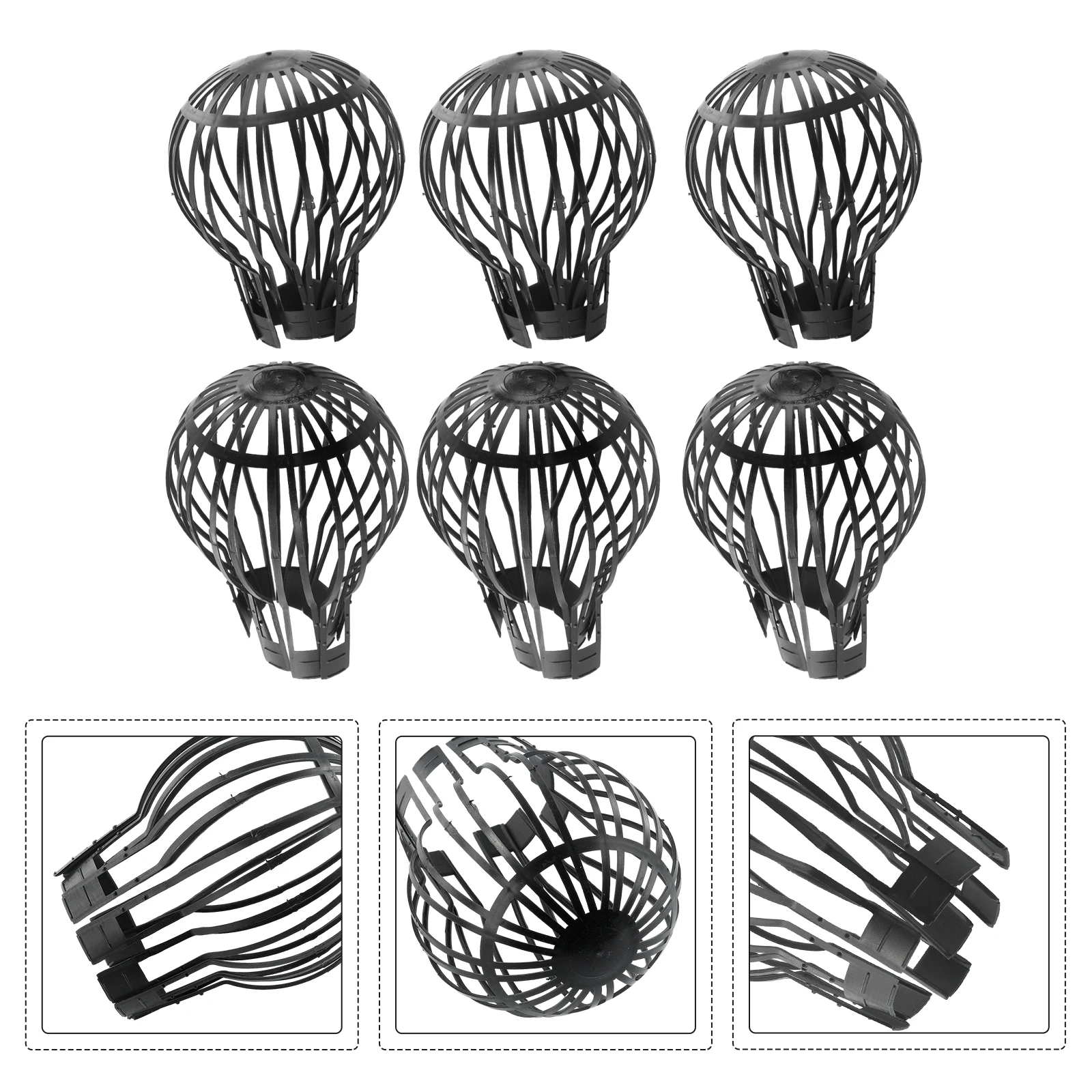 Gutter Covers 2/4/6pcs Downspout Filter For Stopping Blockage Leaves Dirt Clogging Pipes Drain Cover