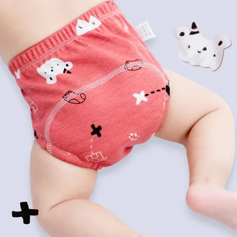 Baby Panties Toddler Briefs New Born Training Pants Underwear for Girls Boys Infant Cartoon Printed Underpants Accessories