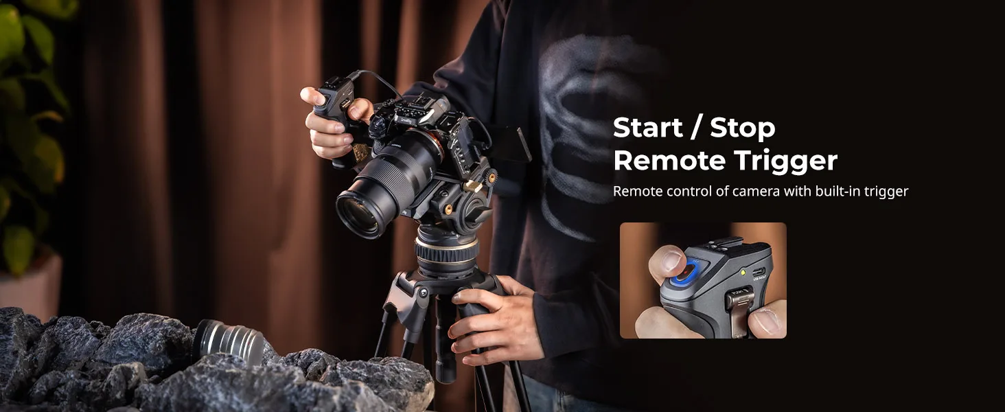 Rotating Side Handle with Trigger REC for Selected Sony Mirrorless Cameras for S