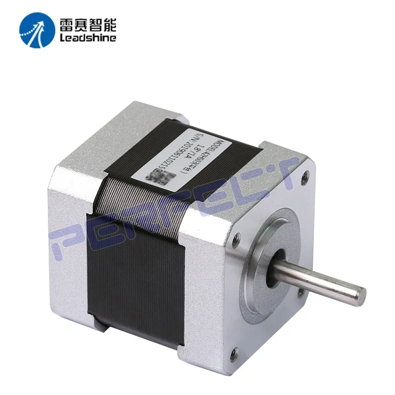 Nema17 Leadshine 2상 스테퍼 모터 42HS03 0.7A 0.47NM 48mm 길이 샤프트 8mm CO2 레이저 기계 CNC 3D 프린터용