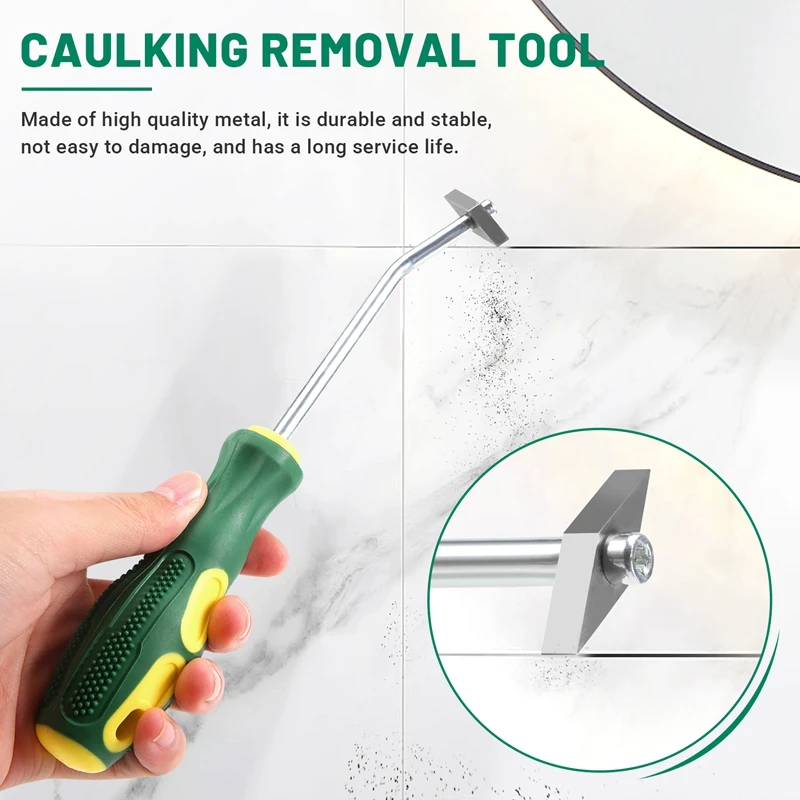 2Set Grout Removal Tool Remover Caulking Removal Tool Grout Cleaning For Home Office Tile Joints And Floor Cleaning