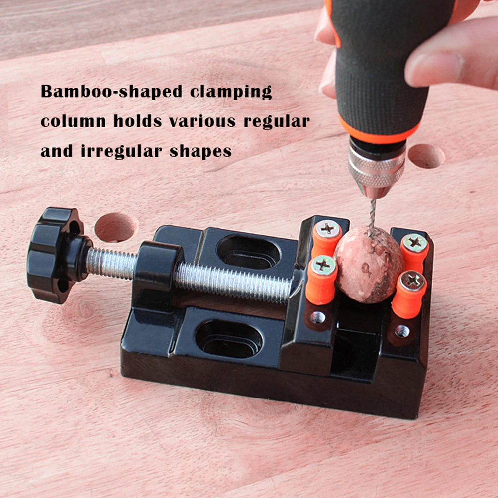 Mini Bench Vise 57mm Mini Table Vise Pliers Universal Table Bench Clamp Vise Jaw Carving Drill Press DIY Woodworking Hand Tool