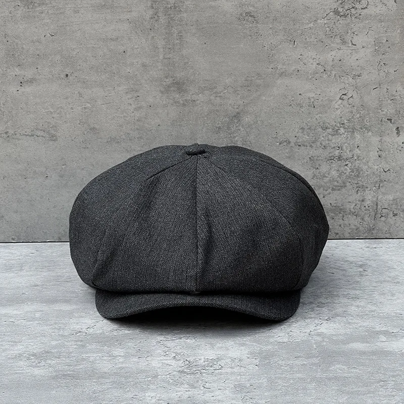 2023 Big Size Cotton Newsboy Caps Men Spring Summer Thin Breathable  Beret  Women Casual Hat Unisex Sweat Octagonal Hats 63CM