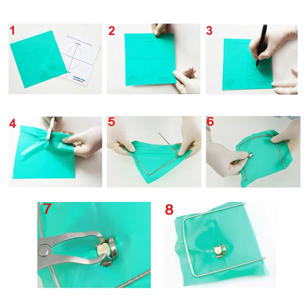 Diga Dentale Non Sterile Di Alta Qualità Diga In Lattice Di Gomma - Foto 13