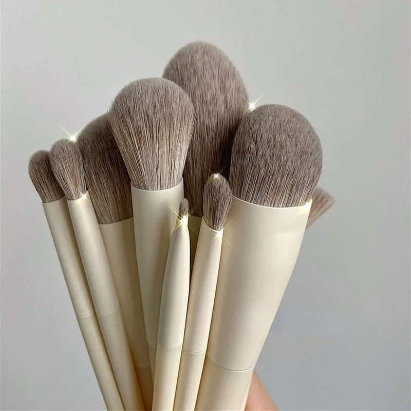 13 PCS Makeup Brushes Set Eye Shadow Foundation Women Cosmetic Brush Eyeshadow Blush Beauty Soft Make Up Tools Bag makeup brush set