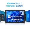 4GB DDR3 RAM 32GB/64GB ROM 10.1 INCH Windows 10/ Windows 11 Tablet 64Bit Z8350/N3350 CPU 1920*1200 IPS Screen HDMI Port USB 3.0 1