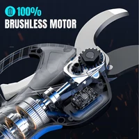 Cordless Electric Pruning Shears 28mm Electric Pruner Garden Scissors Tools Rechargeable Battery Pruning Shears Garden Tool 1