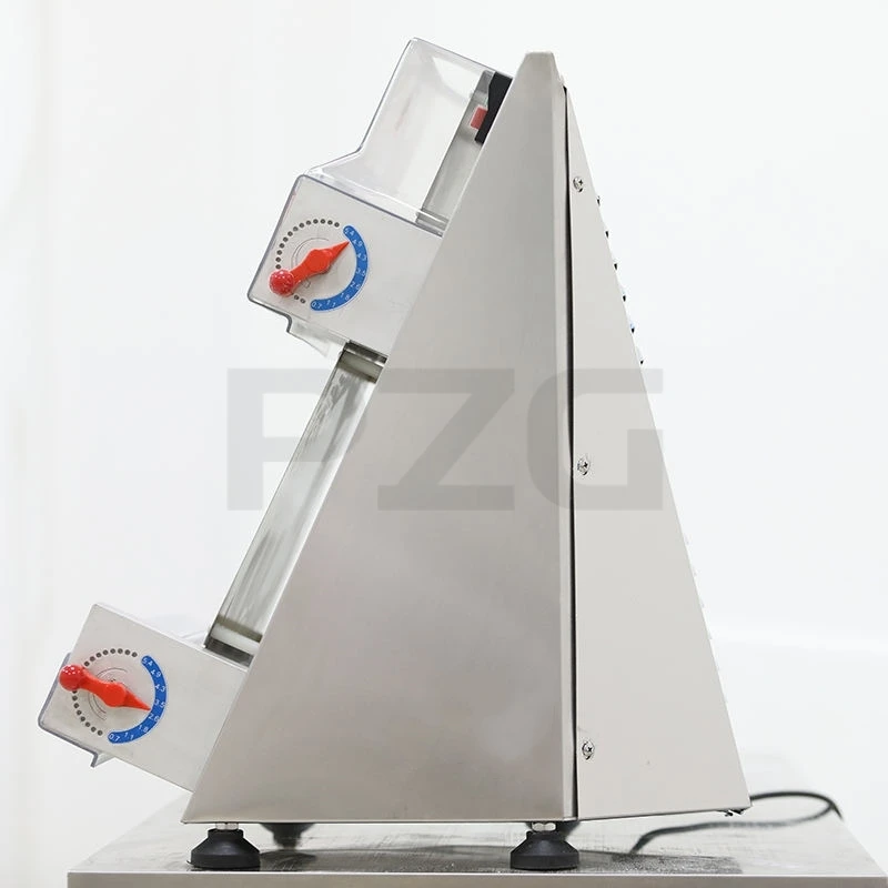 Commercial Electric Pizza Dough Roller Machine 6-15 Inch Semi-Automatic Pizza Sheeter Roller Form Base Making Press Machine