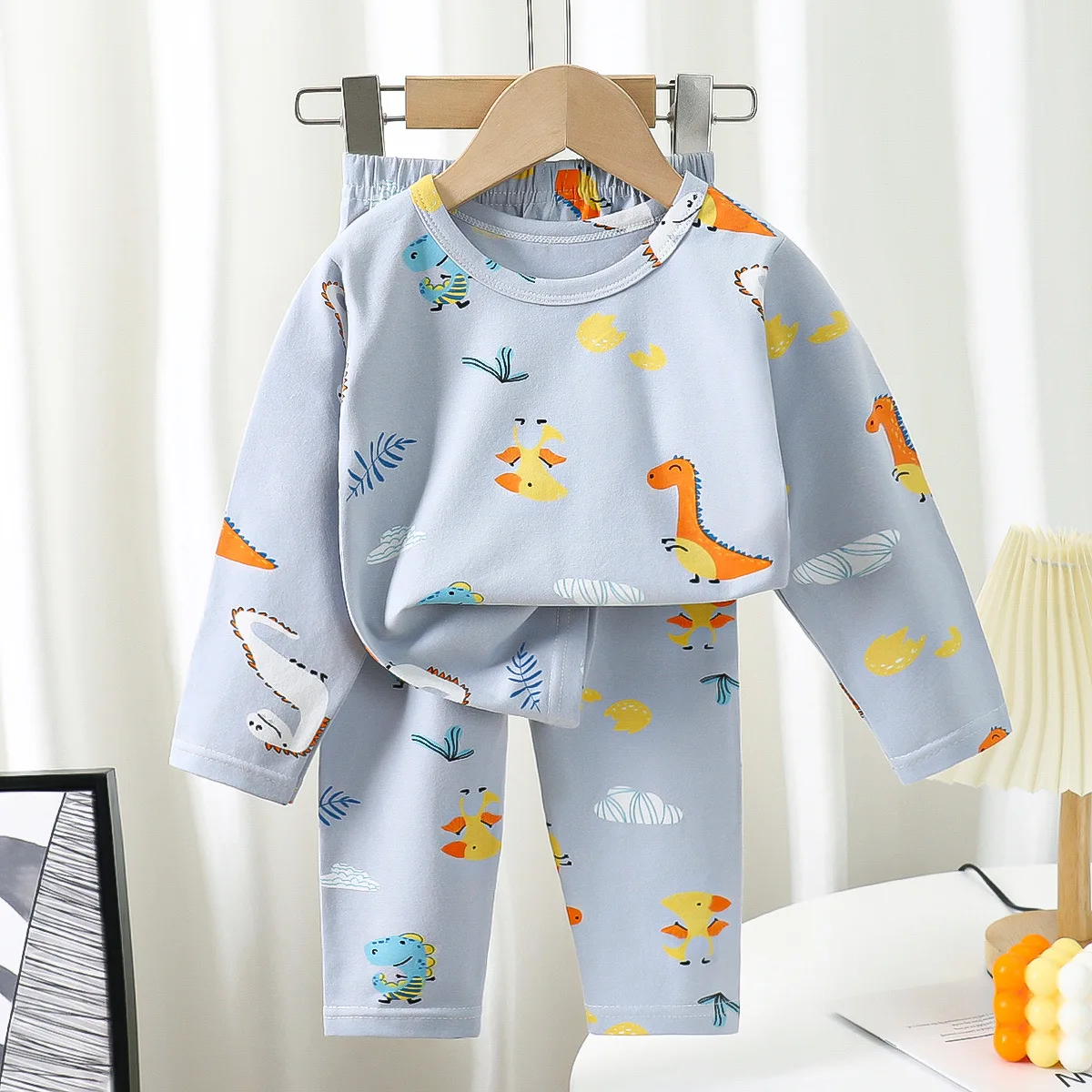 crianças meninos meninas pijamas conjuntos bebê crianças sleepwear dos desenhos animados manga longa homewear bebê roupa de noite da criança outono roupas de inverno