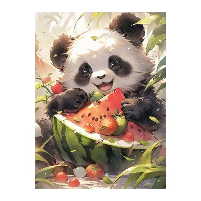 

Cute Cartoon Animal DIY Diamond Painting Kit 5D Mosaic Rhinestone Embroidery Full Drill Art Handcraft for Wall Home Decoration