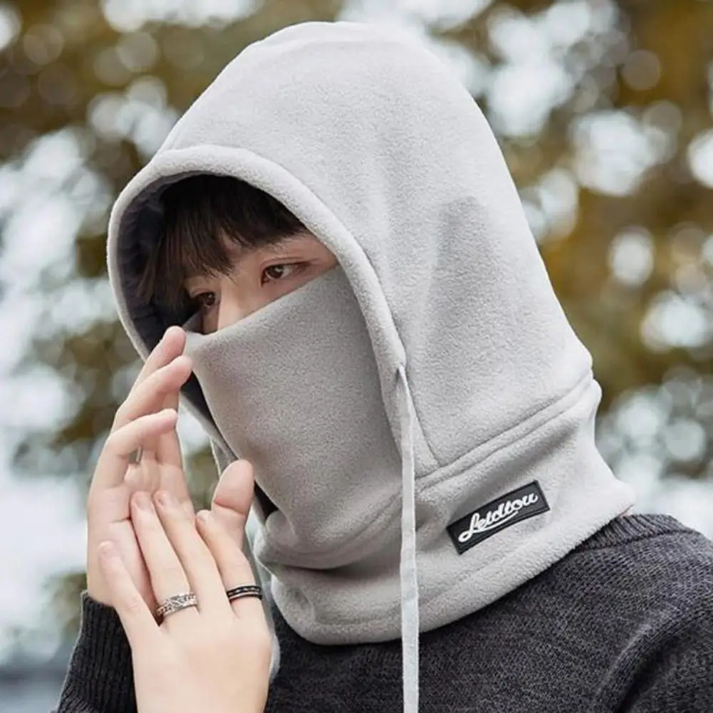 Winter Thermal Neck Warmer Outdoor Fleece Balaclava Scarf Skiing Face Mask Windproof Keep Warm Cycling Cap New