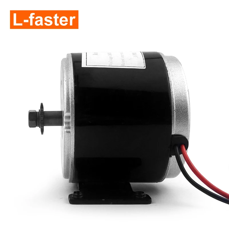 MY1016 미니 브러시 모터 고속 24V 36V 350W 25H 11T 스프로킷 DIY 로봇 장난감 자동차 교육용 기술