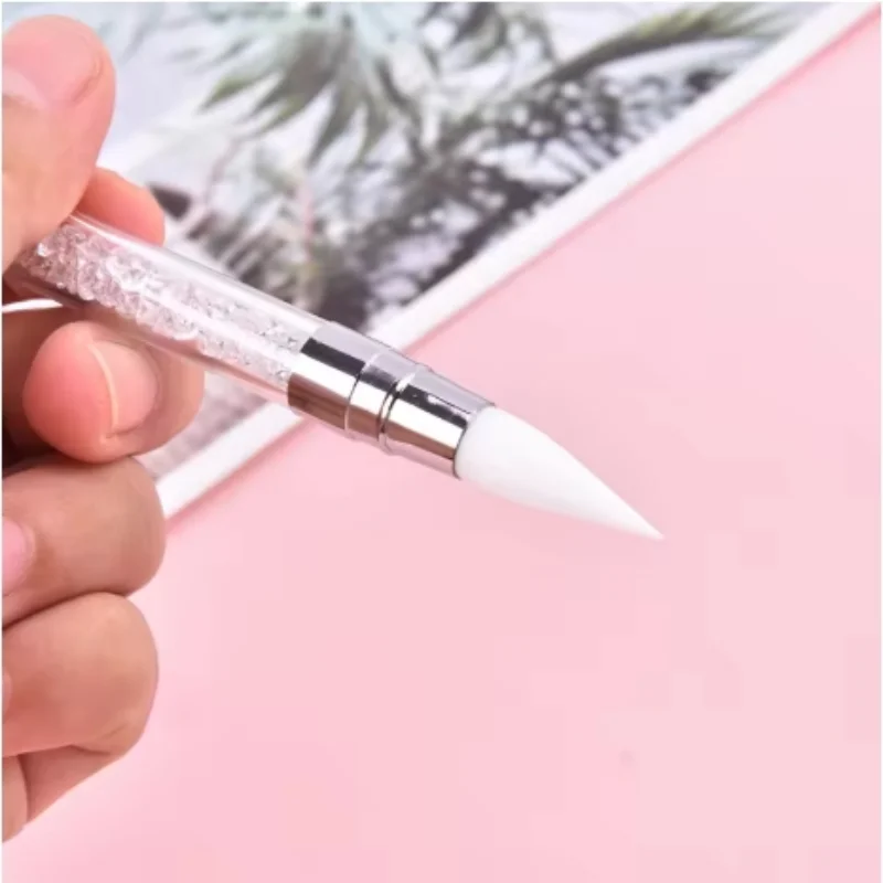 Double Head Silicone Nail Art Pen Carving Dotting