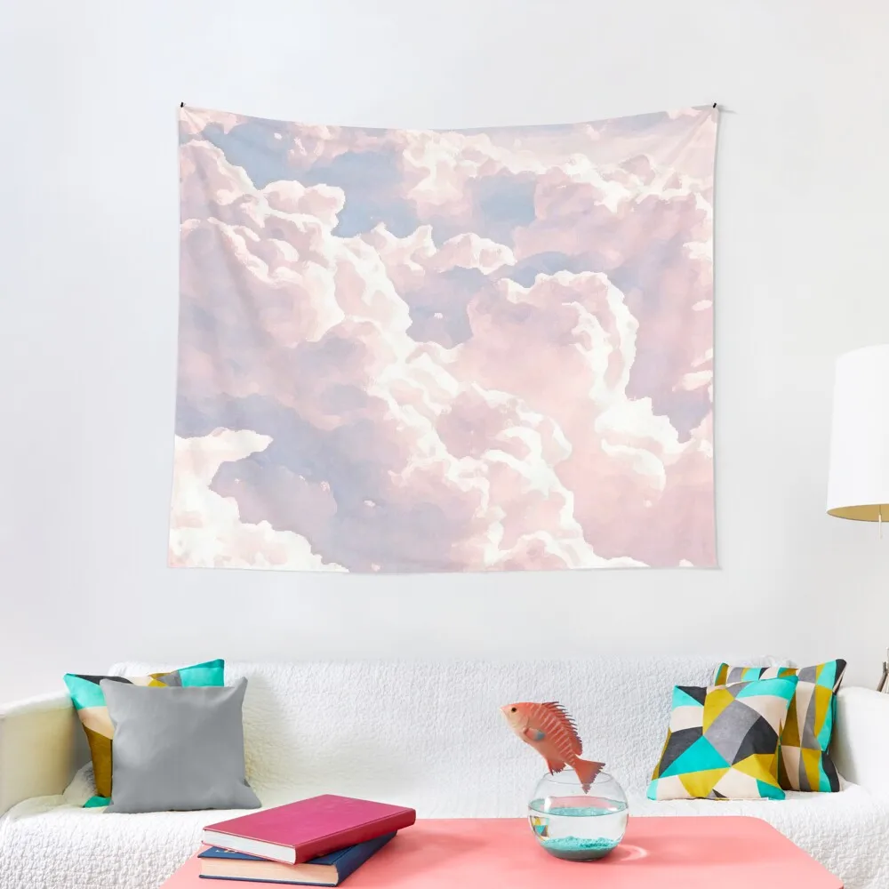 

Pink Clouds Painting Tapestry wall hanging wall hanging wall tapestry tapete for the wall