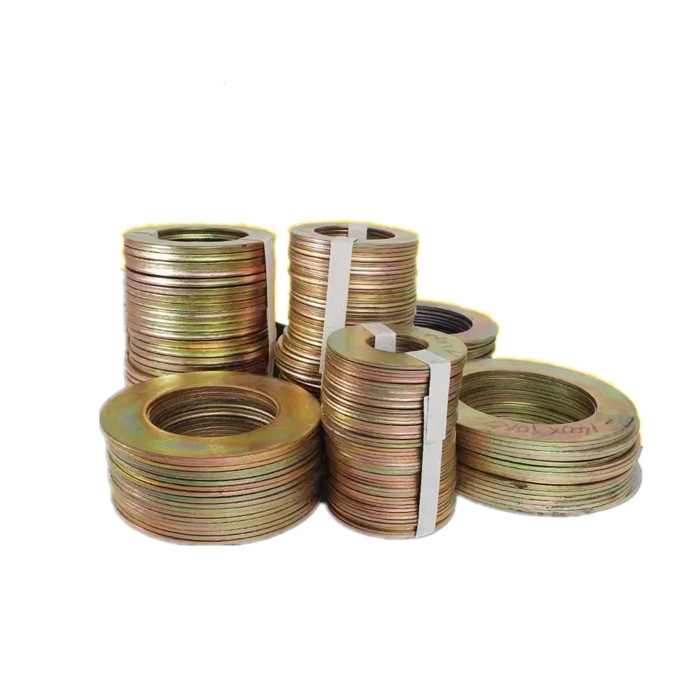 10pcs Excavator Bucket Gasket Excavator Bucket Shaft Gasket Metal Wear-resistant Iron Gasket Round Thickened Gap Steel Sheet Bucket Pin Thin Washer Qual