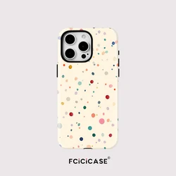 Colorful Matte Double - Layer Magnetic Phone Case with MagSafe Compatibility - iPhone 17 Pro Max (TYFL572)