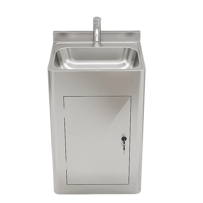 *อ่างล้างหน้าแบบรวมจากพื้นจรดเพดานแบบเสาสแตนเลสอ่างล้างหน้า 1