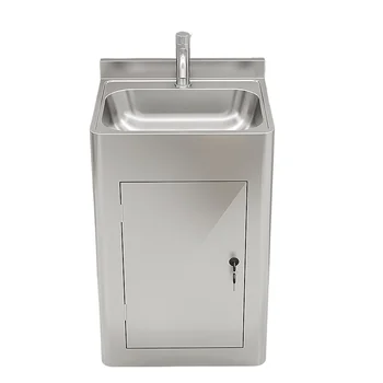 *อ่างล้างหน้าแบบรวมจากพื้นจรดเพดานแบบเสาสแตนเลสอ่างล้างหน้า 1